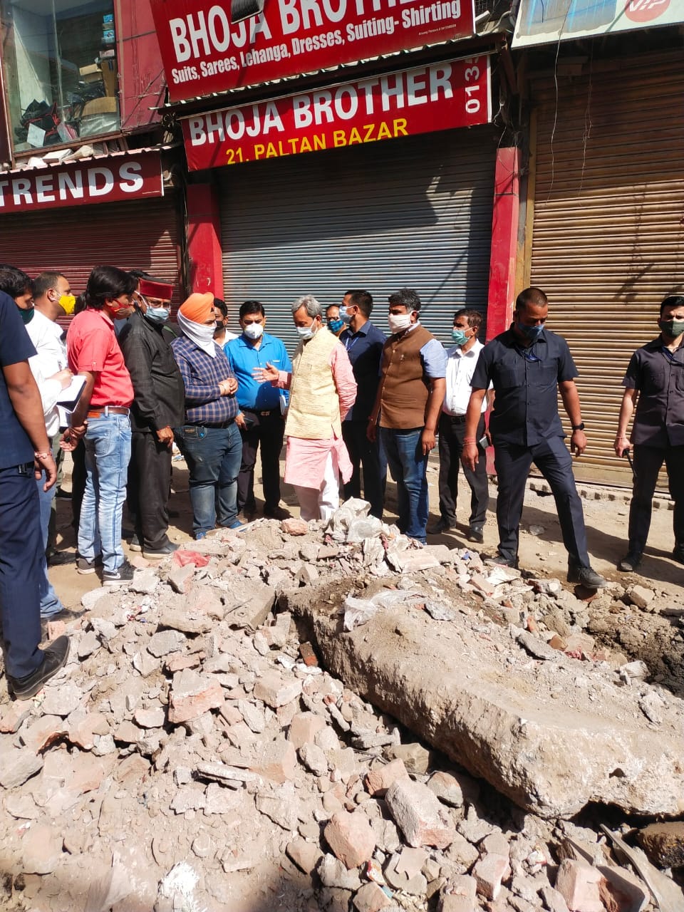dehradun news: cm tirath singh rawat inspected doon smart city work, watch photos