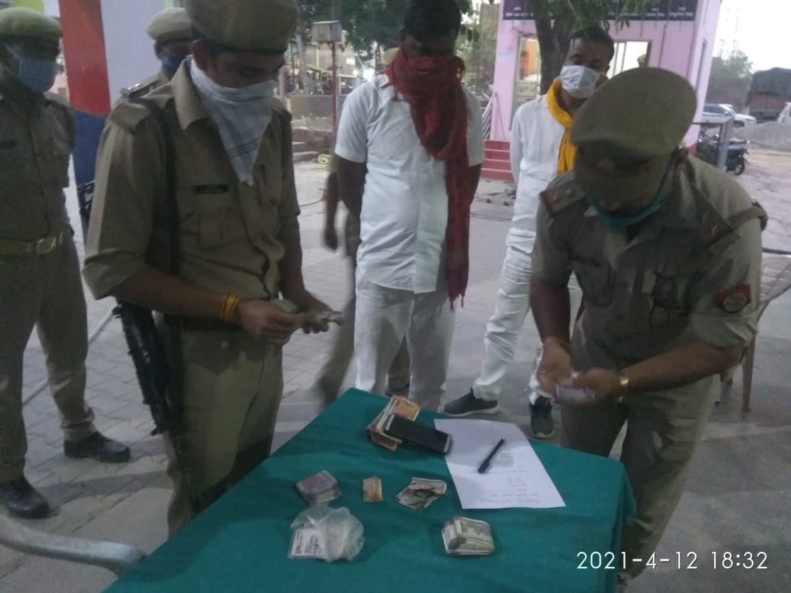 Two candidates arrested for disbursing voters in bhadohi