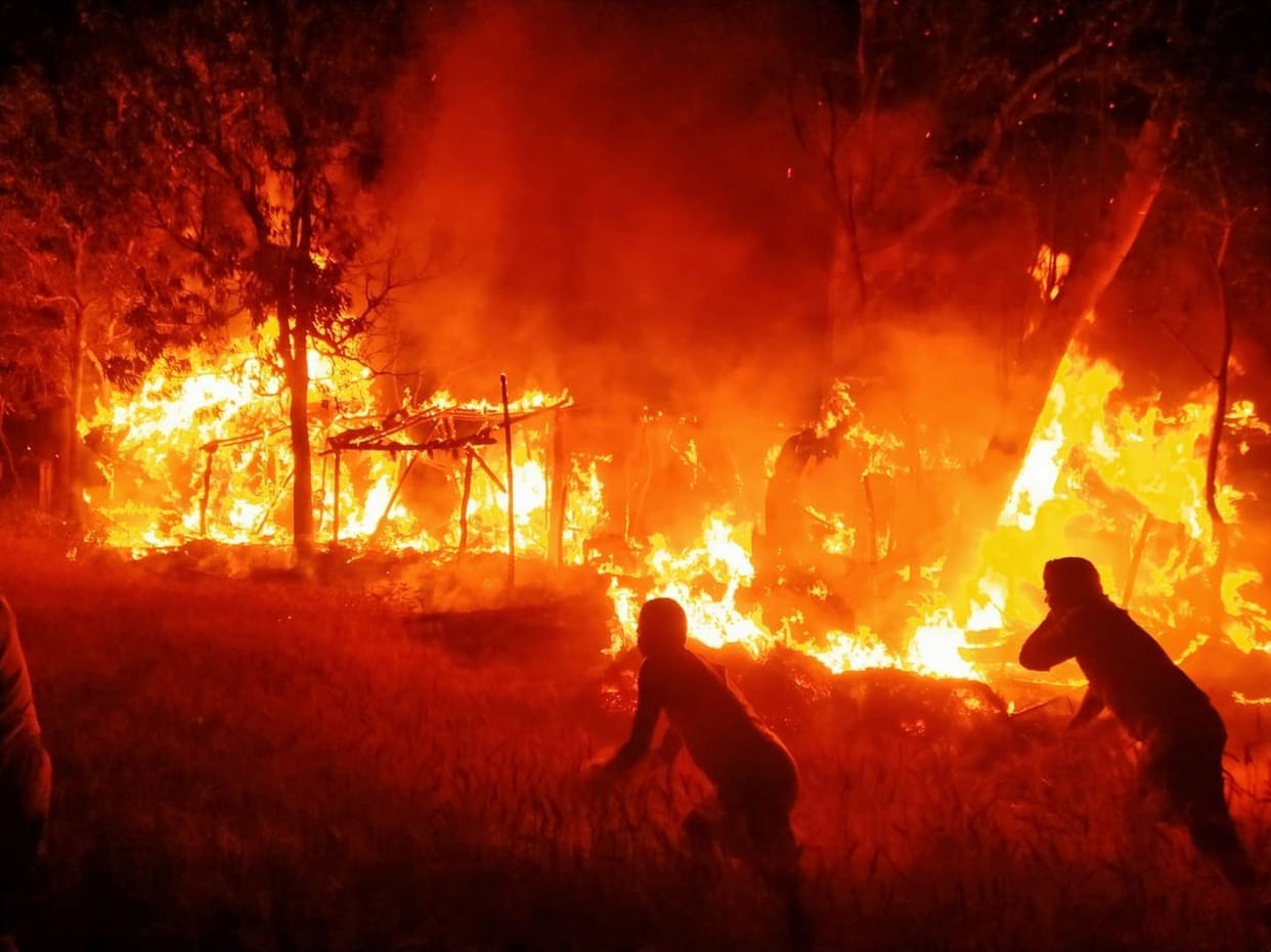 Fire took away the happiness of marriage