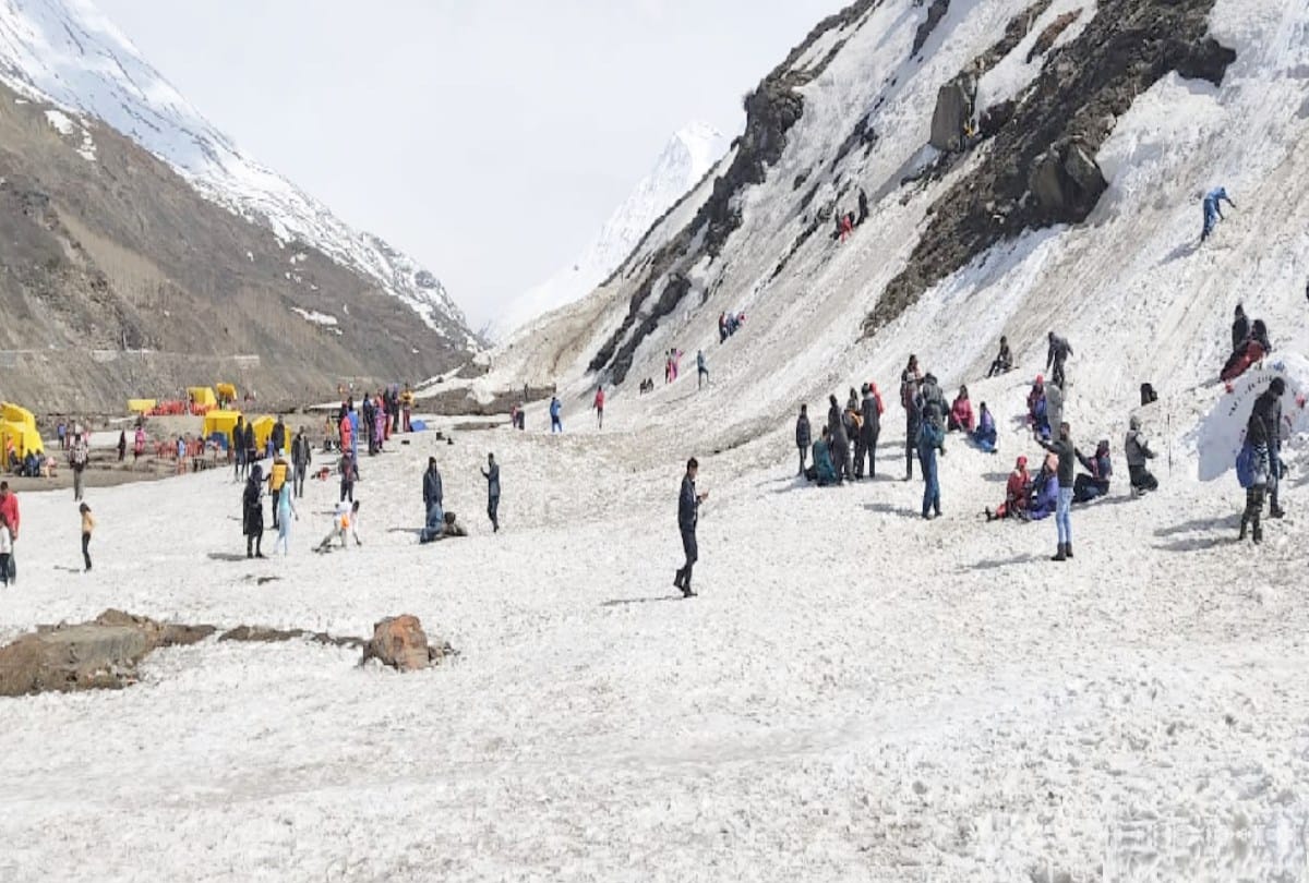 Himachal weather todady: snowfall in Lahaul-Manali, mercury reaches 37 degrees in Una