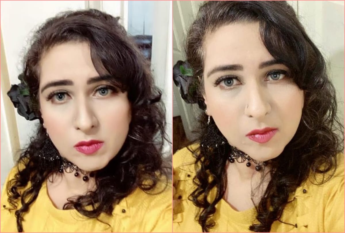 karisma kapoor resemble carbon copy lookalike pakistani girl heenaa khan photos
