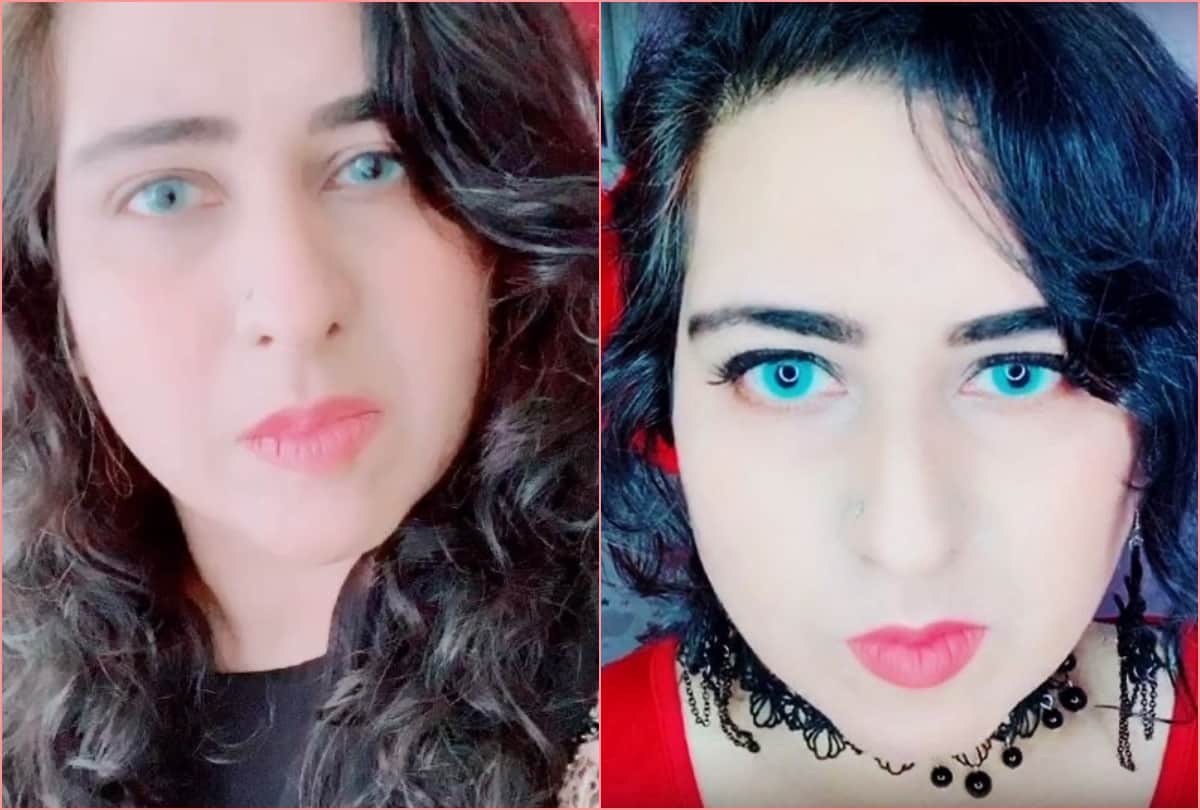 karisma kapoor resemble carbon copy lookalike pakistani girl heenaa khan photos