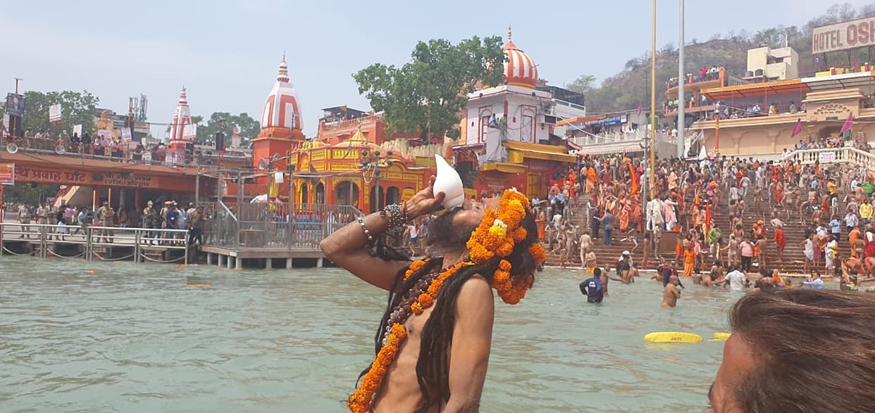 Kumbh mela 2021: Somvati Amavasya Shahi Snan on today in haridwar, watch photos
