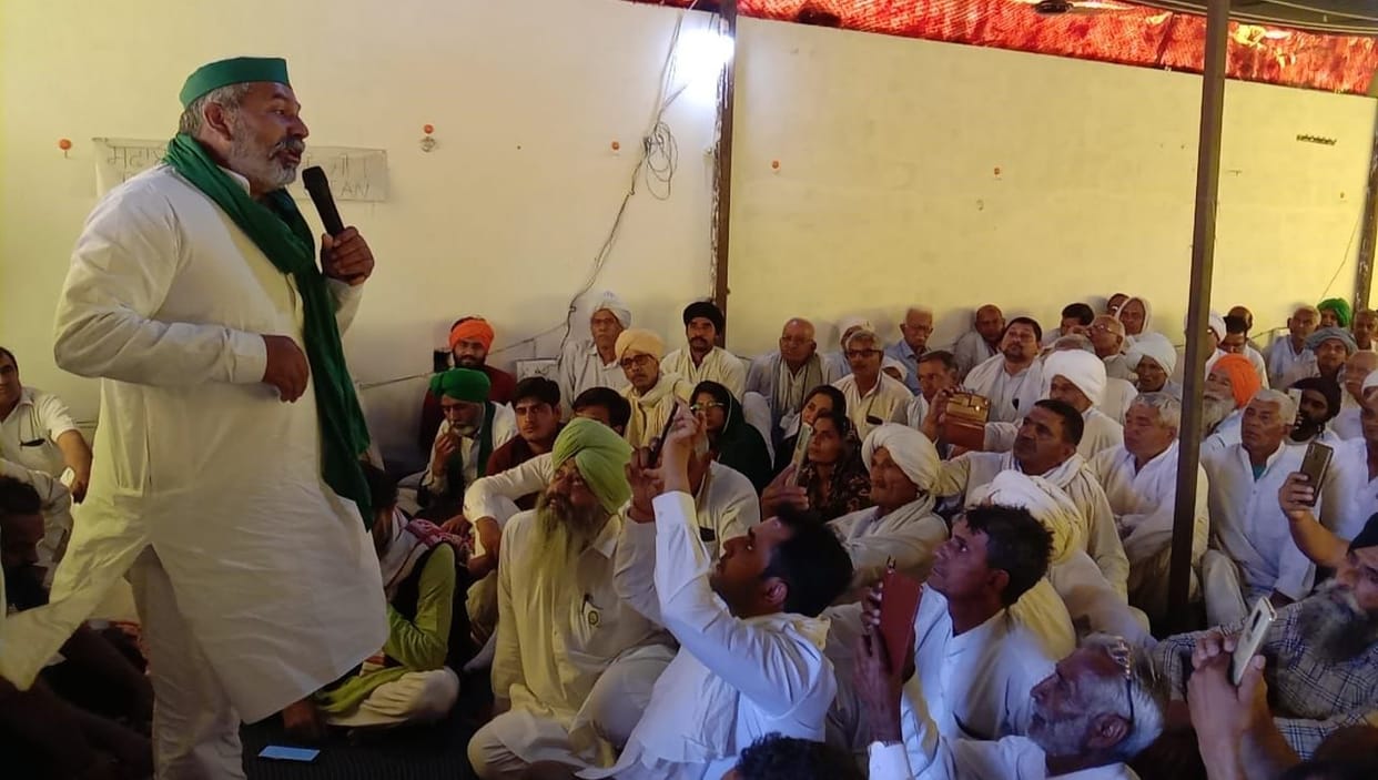 Will not allow CM to come to Baroli, uproot the brick of helipad and build it on the border: Rakesh Tikait