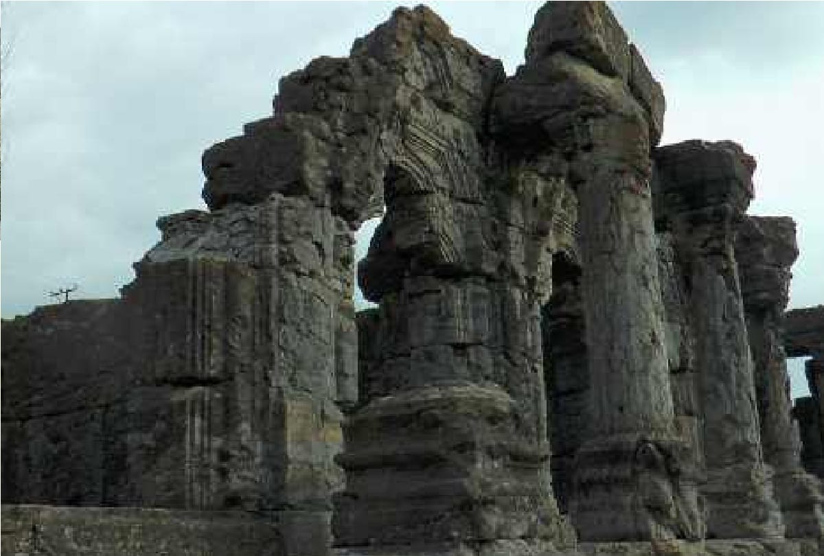 martand sun temple in Anantnag of South Kashmir