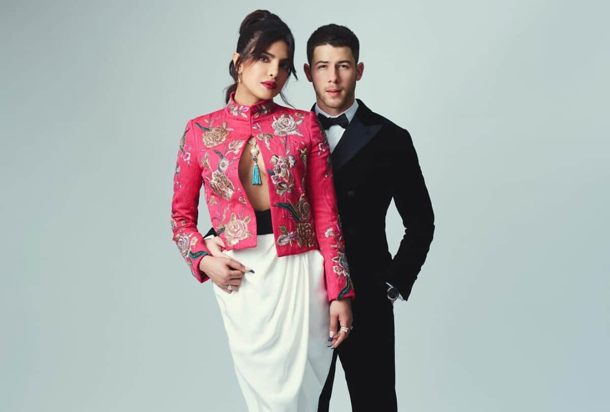 priyanka chopra bafta 2021 look embroidered jacket with pants get trolled