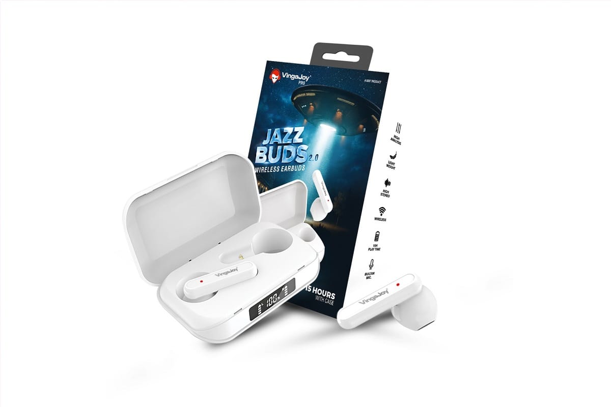 VingaJoy ने 15 घंटे के बैकअप के साथ लॉन्च किया नया ईयरबड्स VingaJoy True Wireless Earbuds JAZZ BUDS 2.0 launched in India at Rs 1999