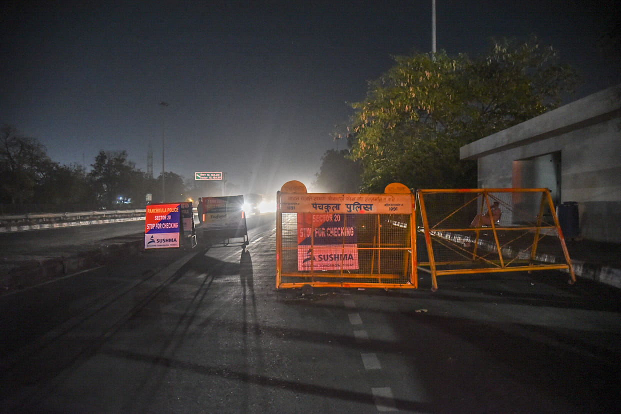 Night curfew, will have to tell the reason for exit .. Keep the document with you
