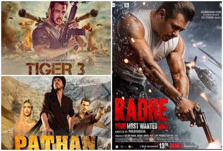 There will be clash in three films of Salman Khan Radhe Your most wanted bhai, Pathan Tiger 3
