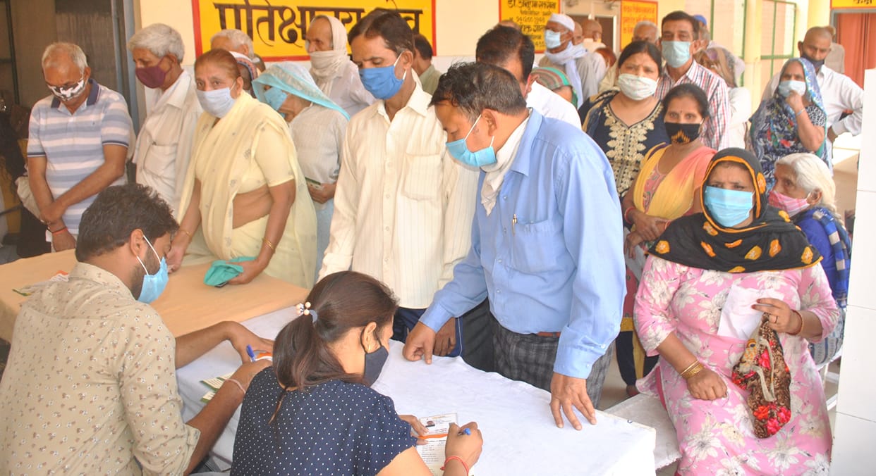 Vaccine percentage increased to 2765