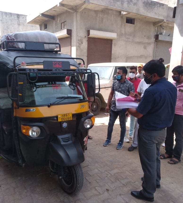 525 kg of polythene recovered from auto and shop