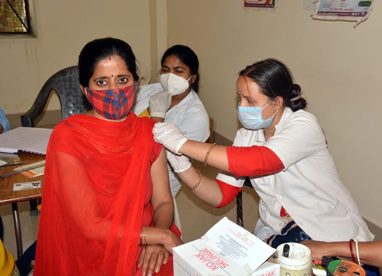 Eight thousand people got vaccinated on the second day