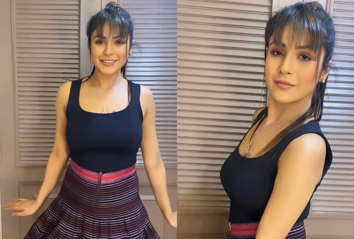 shehnaaz gill shows her toned legs in new barbie doll look see viral photos