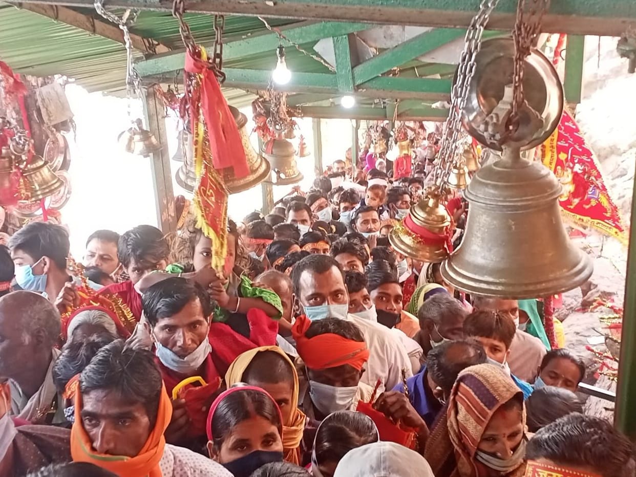 Purnagiri Dham resounded again due to the announcement of Jai Mata Di