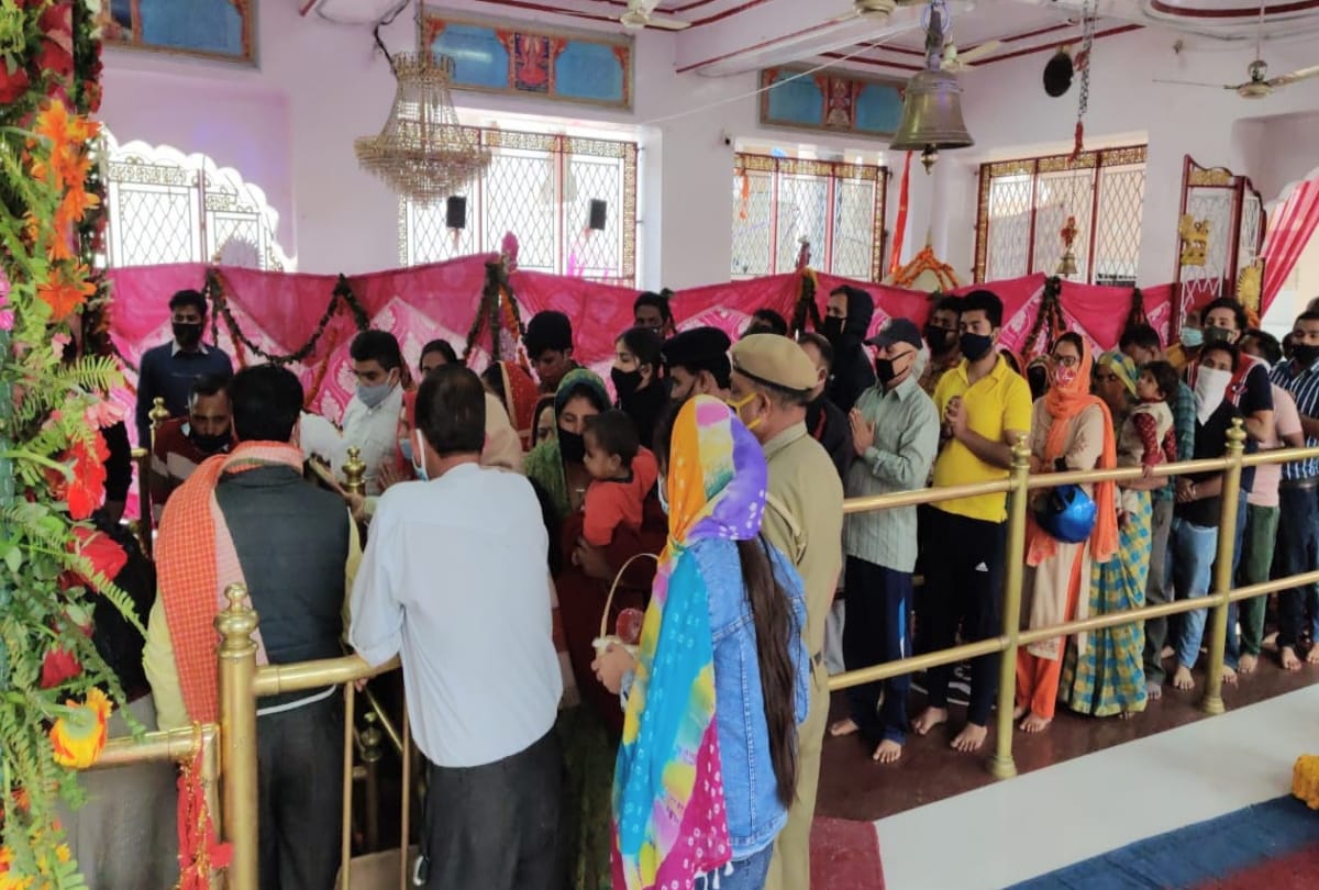 Navratri 2021: large number of Devotees had darshan of Shakti Peethas amid Corona in himachal