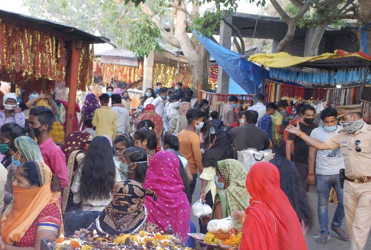 Chaitra Navratri Poja In Kaila Devi Mandir With Covid Guide Line