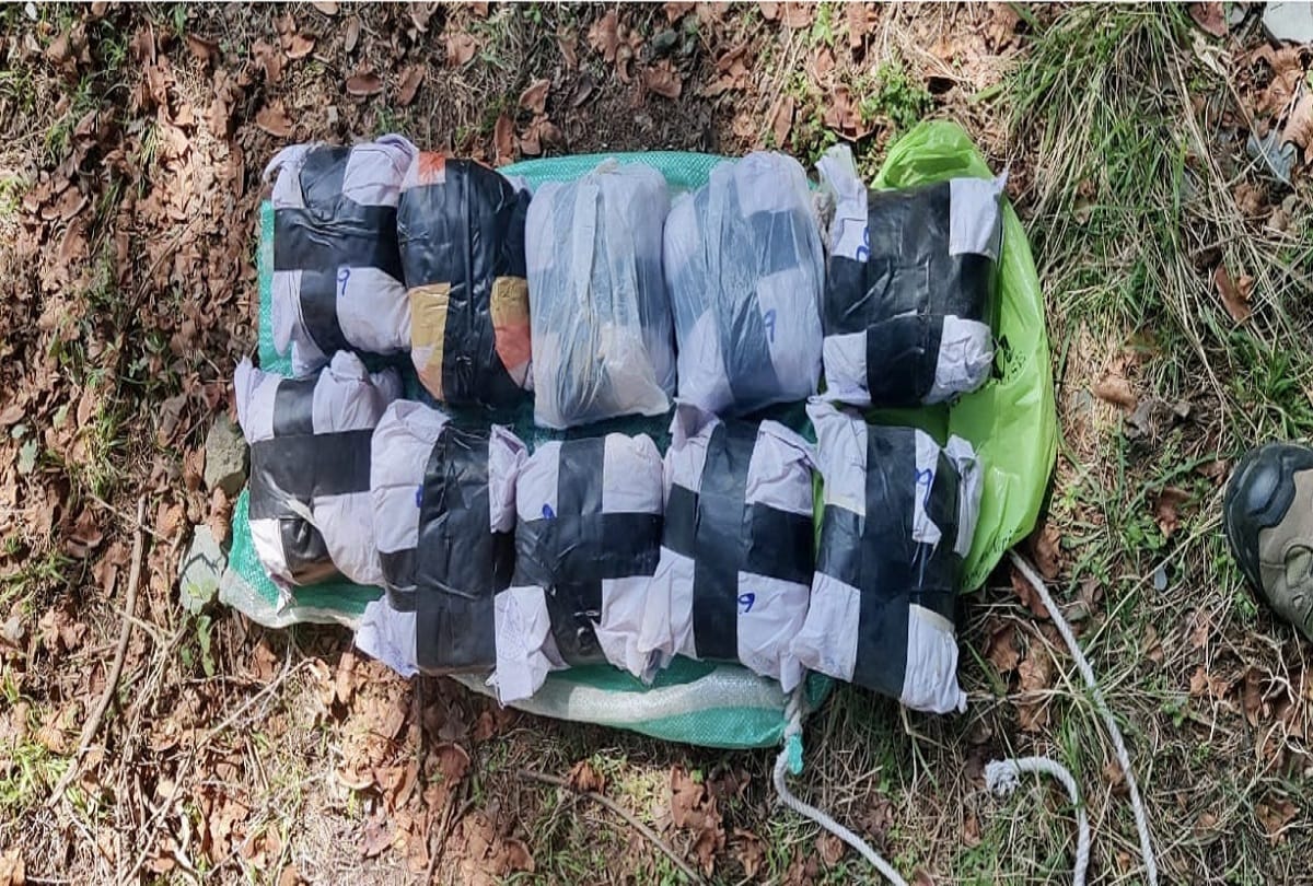 Jammu and Kashmir: Narco Terror Module busted for the second time in a week, 10 kg narco recovered from Tangdhar sector