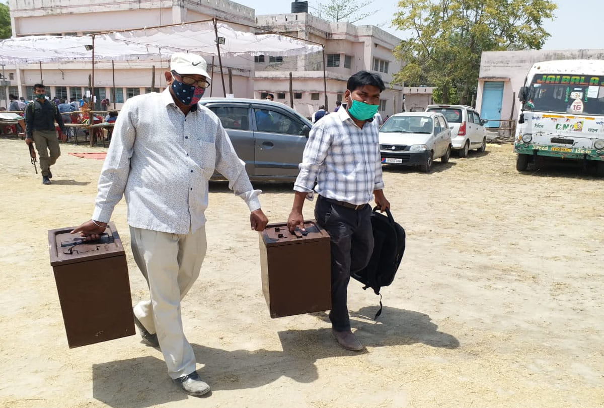 panchayat election 2021: Polling parties, coronavirus