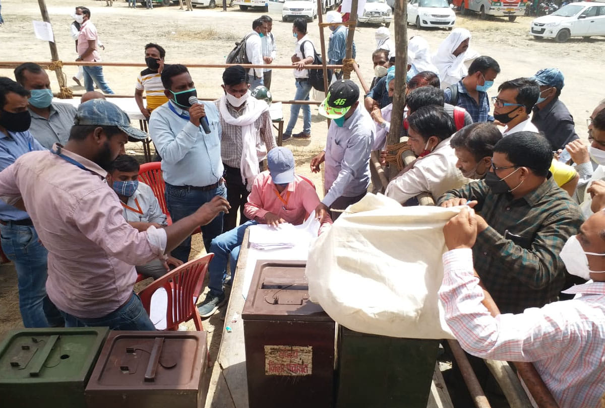 panchayat election 2021: Polling parties, coronavirus
