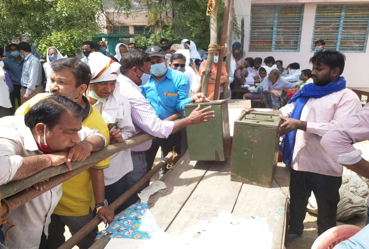 panchayat election 2021: Polling parties, coronavirus