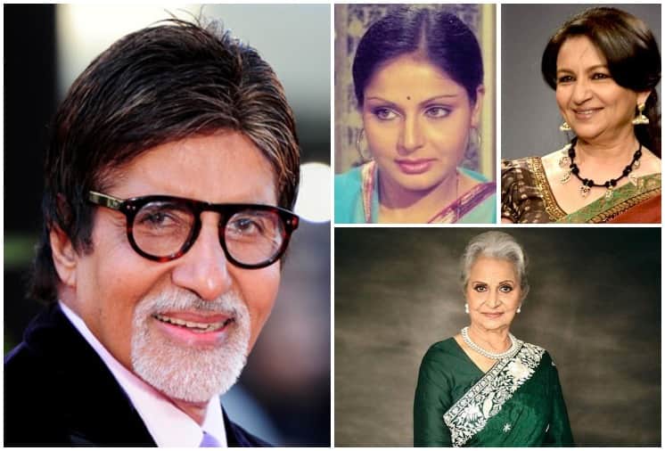 Actress who Played Mother and Lover's role with Amitabh Bachchan: Waheeda Rehman, Rakhi & Sharmila Tagore