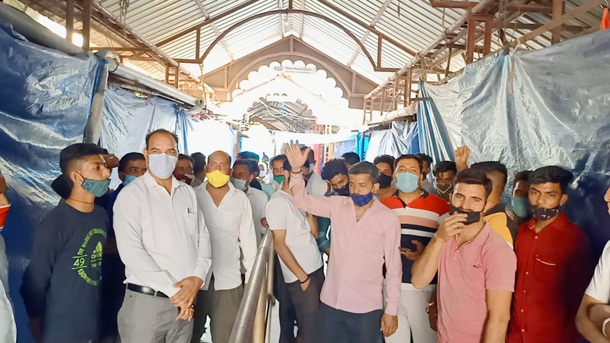 Ruckus over the withdrawal of shops in Shri Nayana Devi