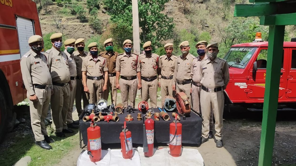 national fire service day celebreted in aani kullu