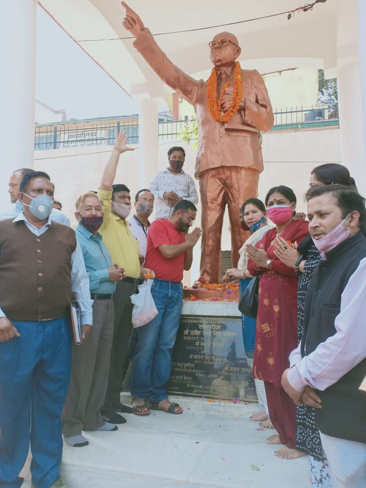 Constitution maker Baba Saheb Ambedkar remembered on Jayanti