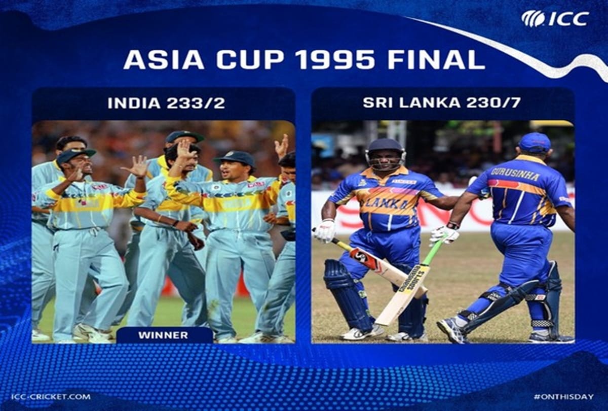 This Day That year India registered fourth Asia cup title by demolishing Sri lanka in final