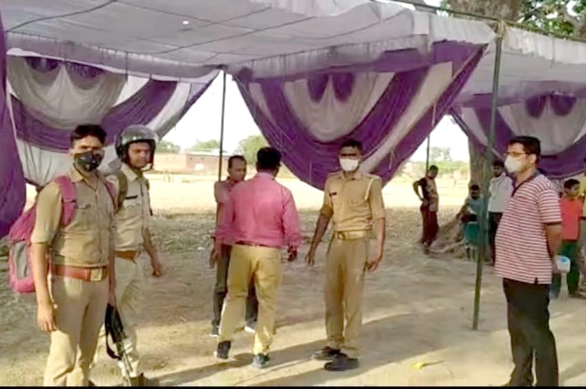 Tent booth in Chanipur