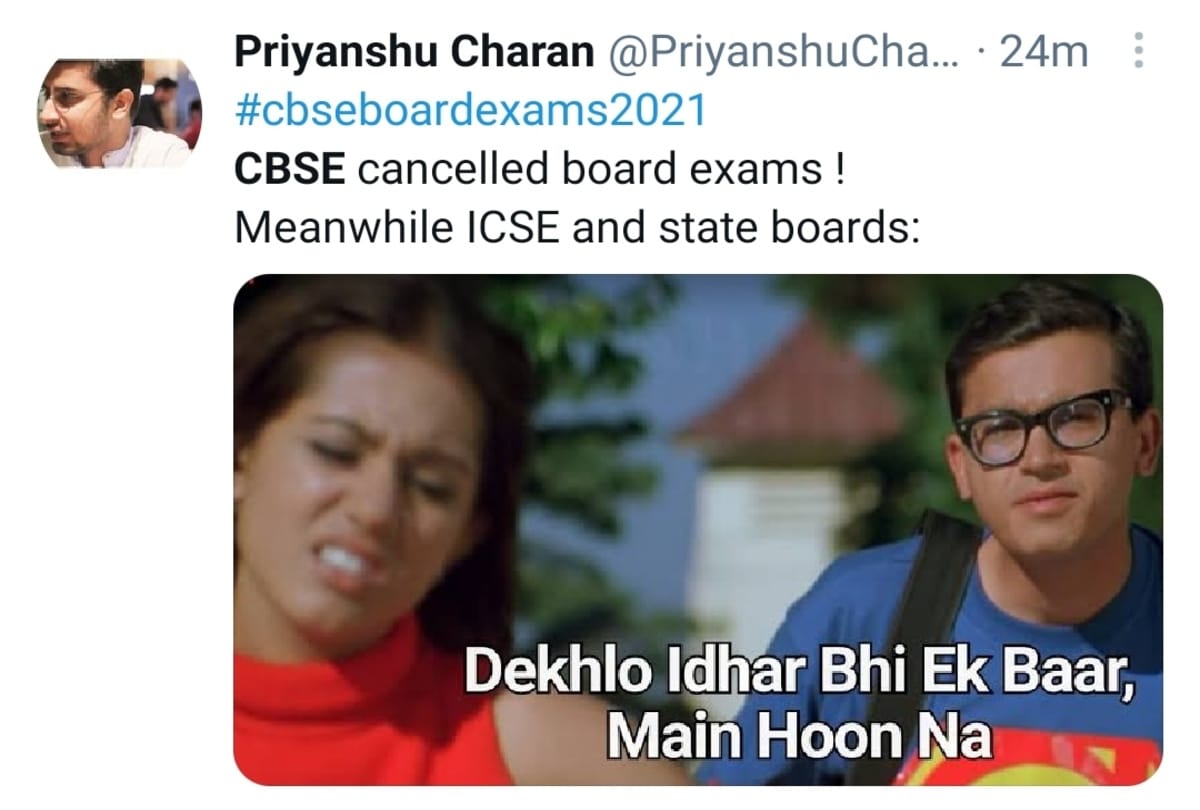 cbse cancelled 10th board exam and postpones 12th board exam memes goes viral