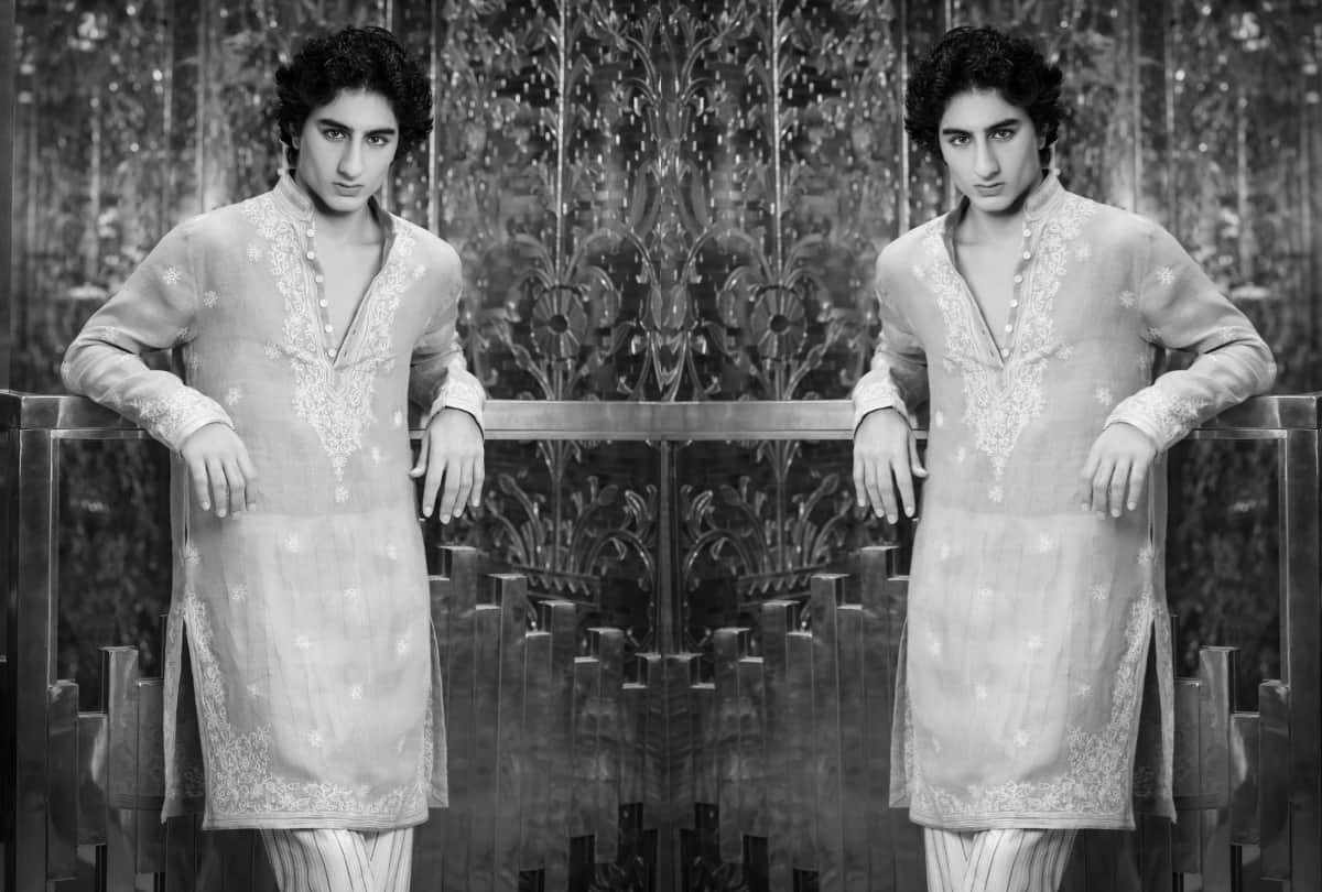 Saif Ali Khan son Ibrahim gives tough competition to father in style abu jani sandeep khosla shared photos