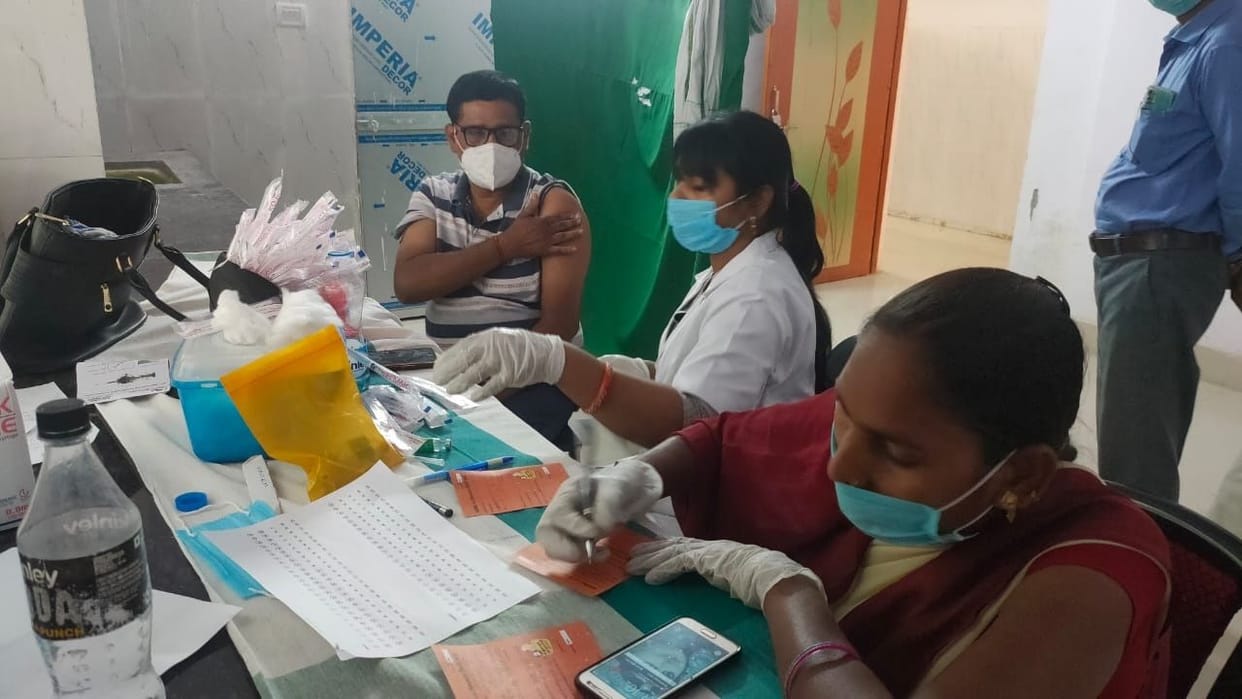 2765 people were vaccinated at 49 centers