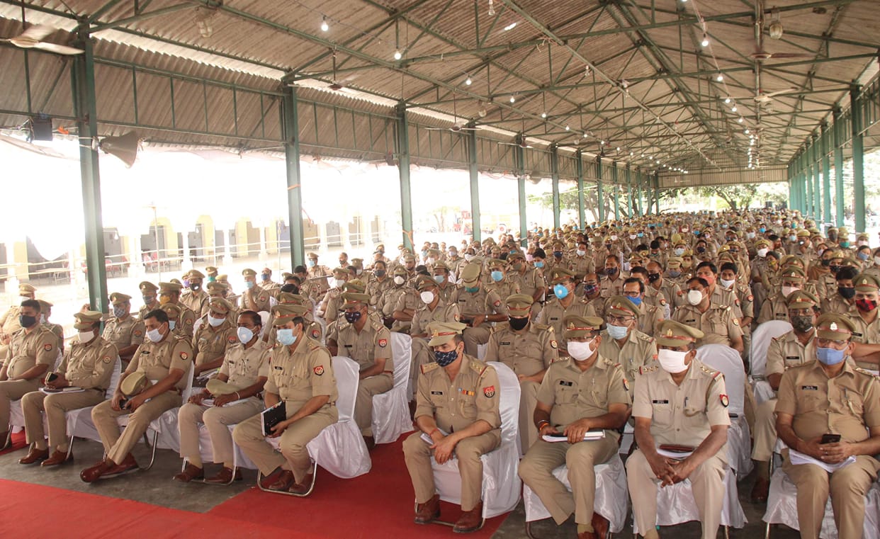 Police forces were strict against those who disrupted the election process