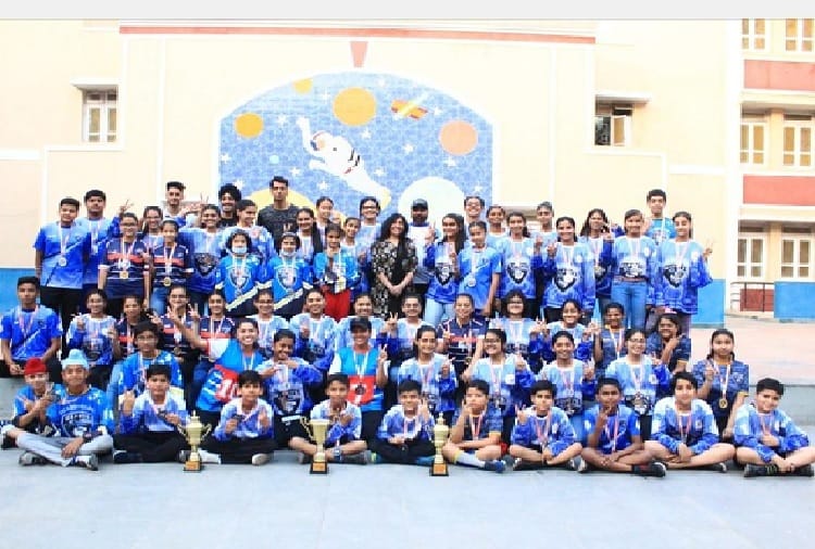 Players of Ryan International School won medals in National Roller Skating Championships