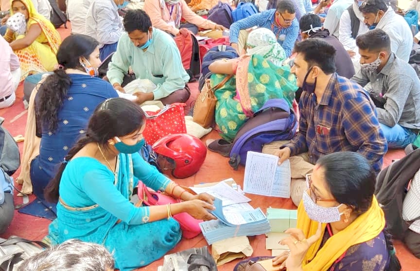 Polling parties reached booths, voting today