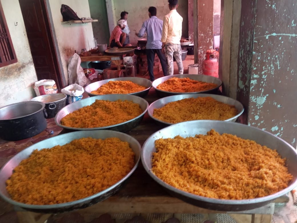 Laddus and rasgullas kept to woo voters were found