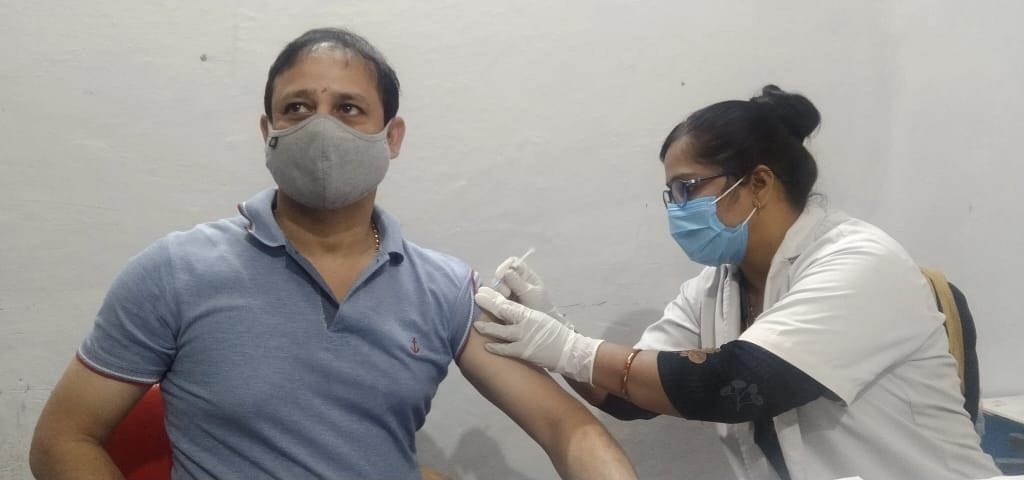 5018 people got vaccinated on the third day