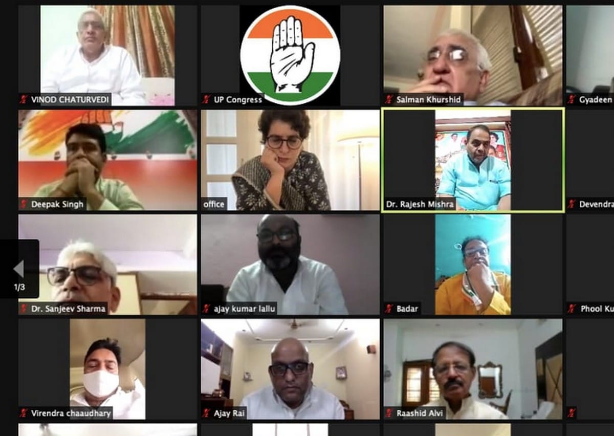 Priyanka gandhi meeting with congress leader on virtual on corona said government is playing with people lives 