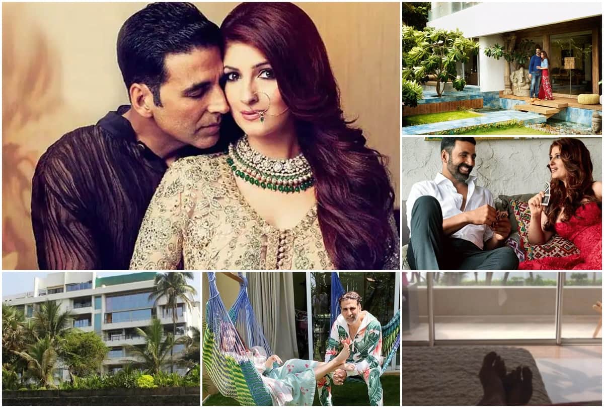 Akshay Kumar Twinkle Khanna Sea facing House inside Pictures