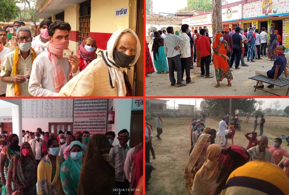 UP Panchayat elections 2021 live update news Voting in gorakhpur today panchayat chunav