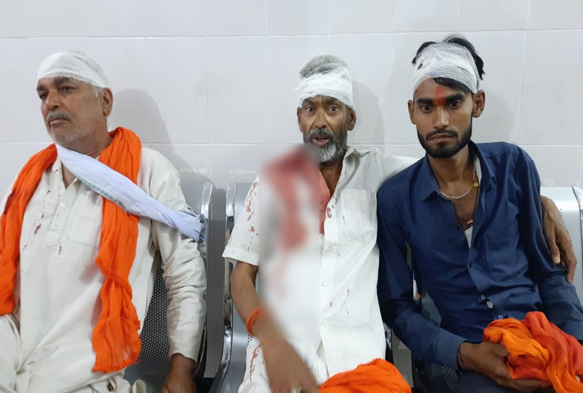 panchayat election 2021: dispute in mahoba, four injured