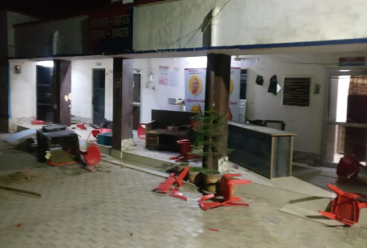 Villagers vandalized police station after receiving information about the death of a youth in police custody