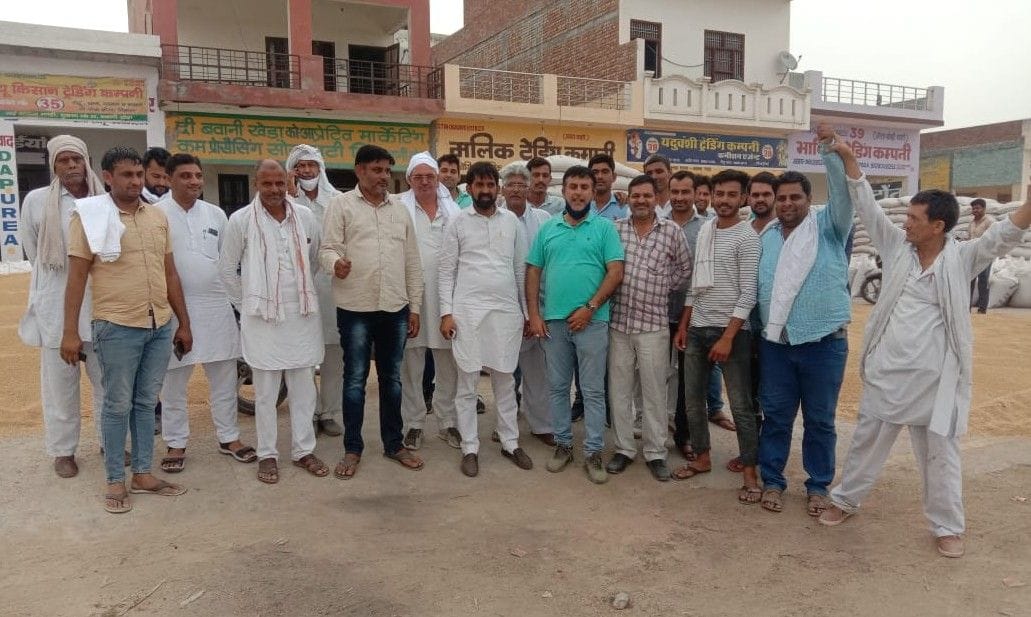 mandi, wheat purchasing, purcheger protest