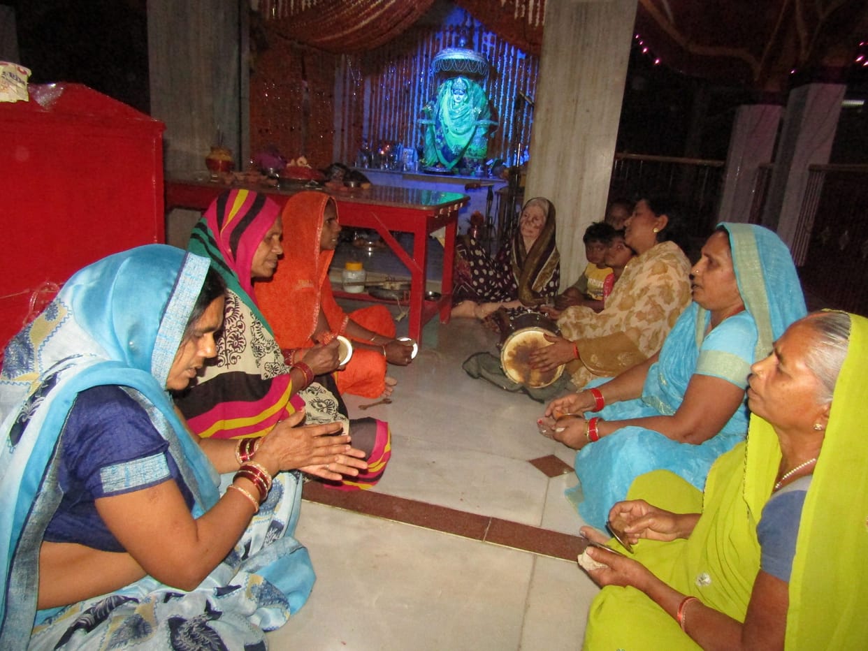 Mother Chandraghanta worshiped with chant
