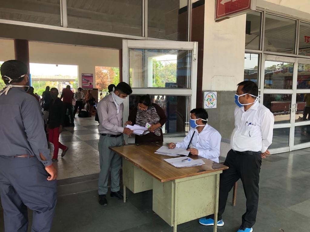 After the screening, confirmed ticket passengers will get admission on the platform only