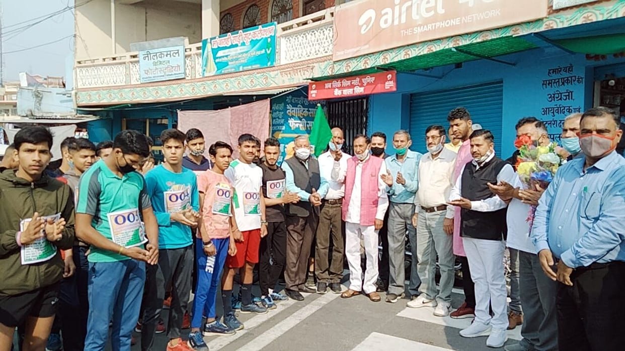 Ashish Bisht and Lalitha Bisht won the marathon race