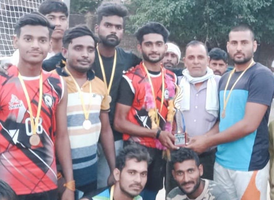 Mussepur won the volleyball tournament