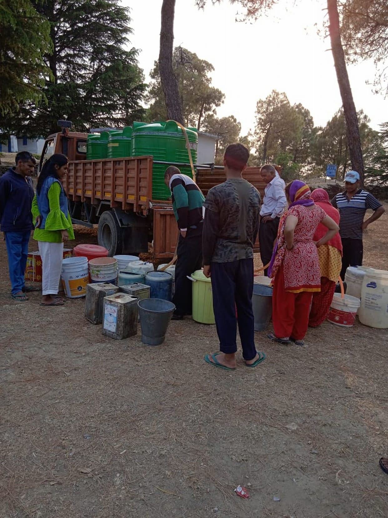 People wandering for water in Almora's rural areas