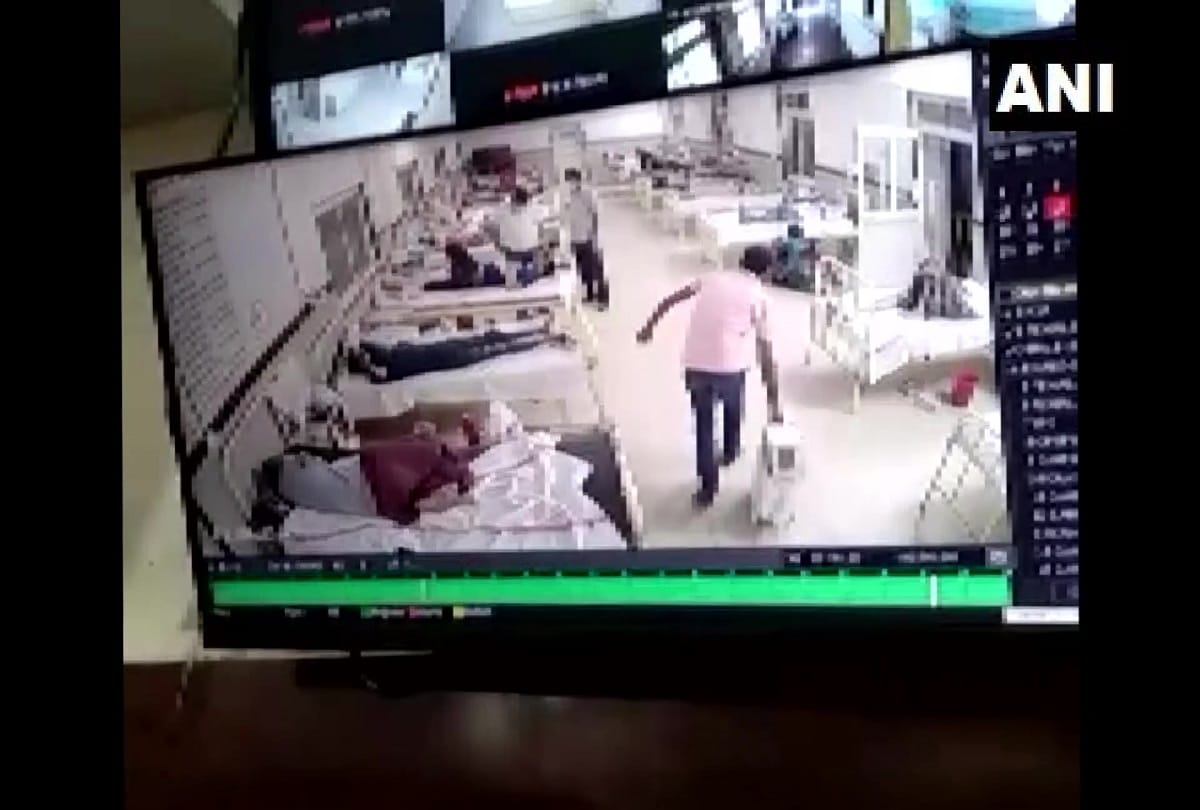 coronavirus news ward boy removes covid patient oxygen machine and then patient died